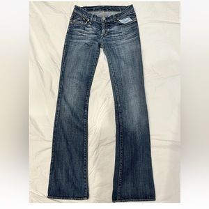 Designer Womens Vintage Rock & Republic Boot Cut Jeans Size 28